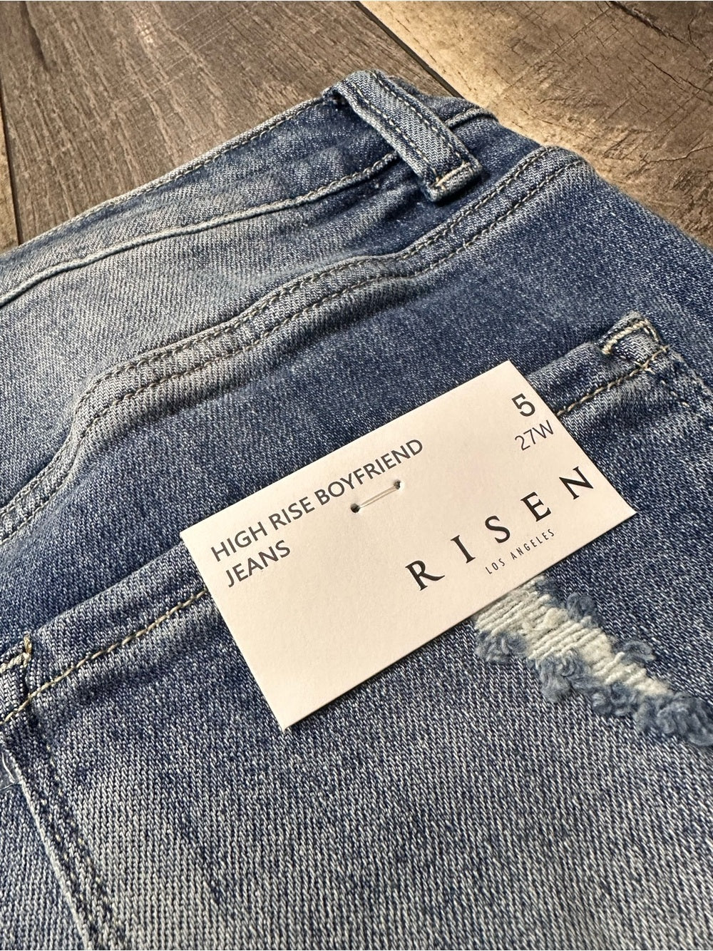 Risen Hi Rise Boyfriend Fit Jeans