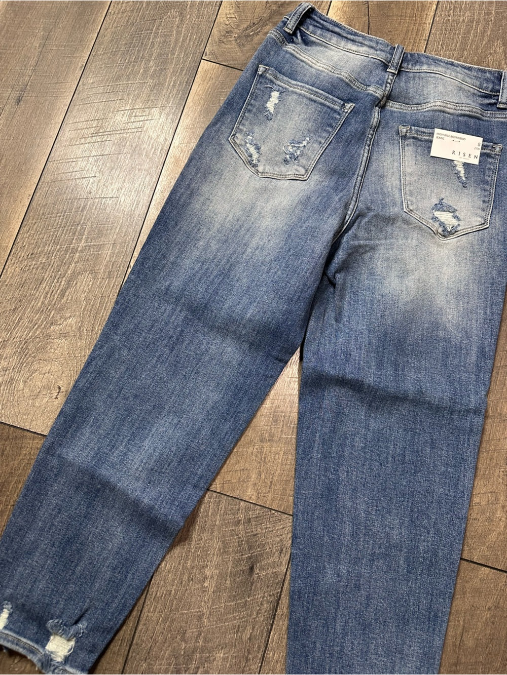 Risen Hi Rise Boyfriend Fit Jeans