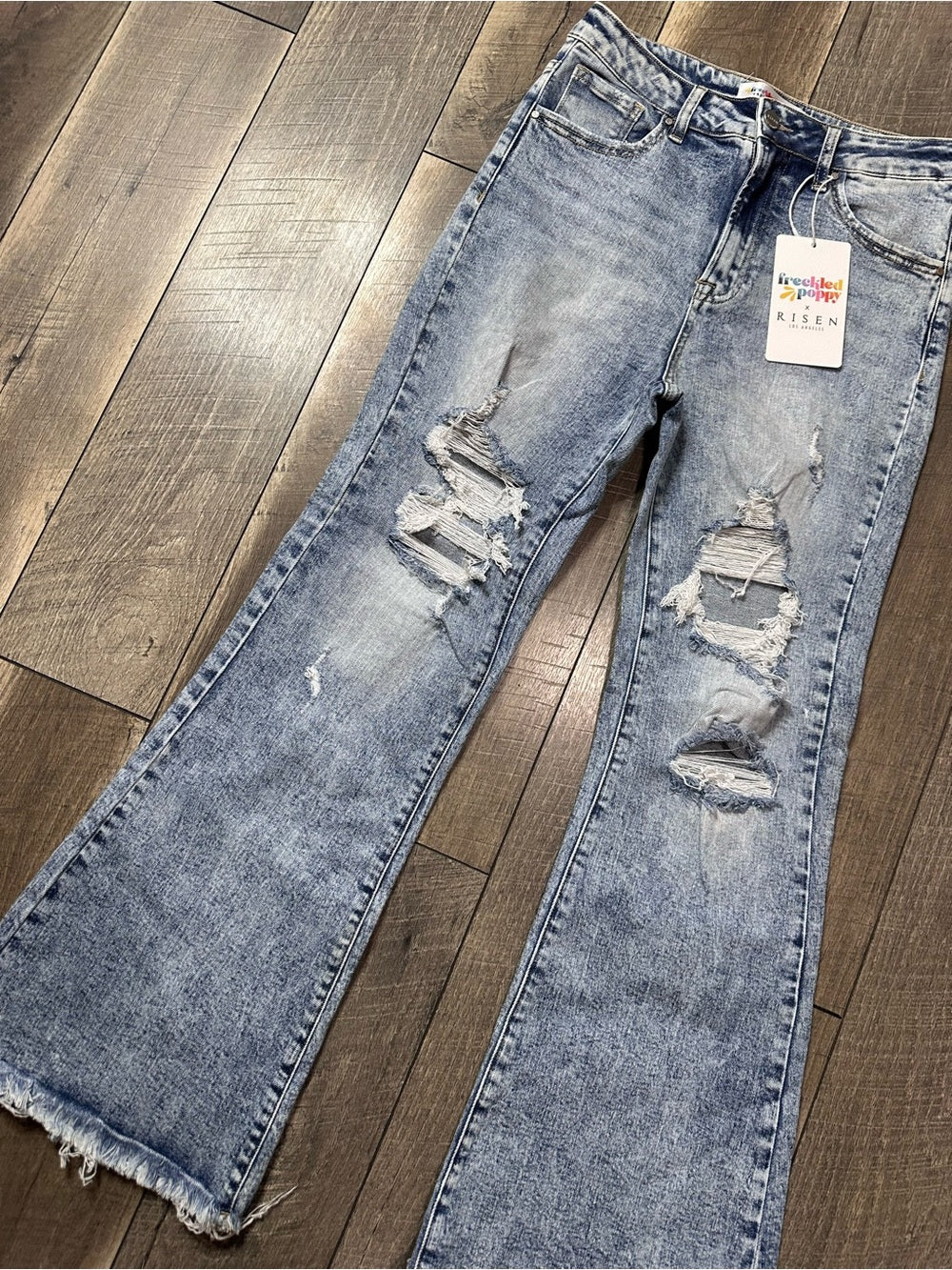Freckled Poppy x Risen Flare Jeans
