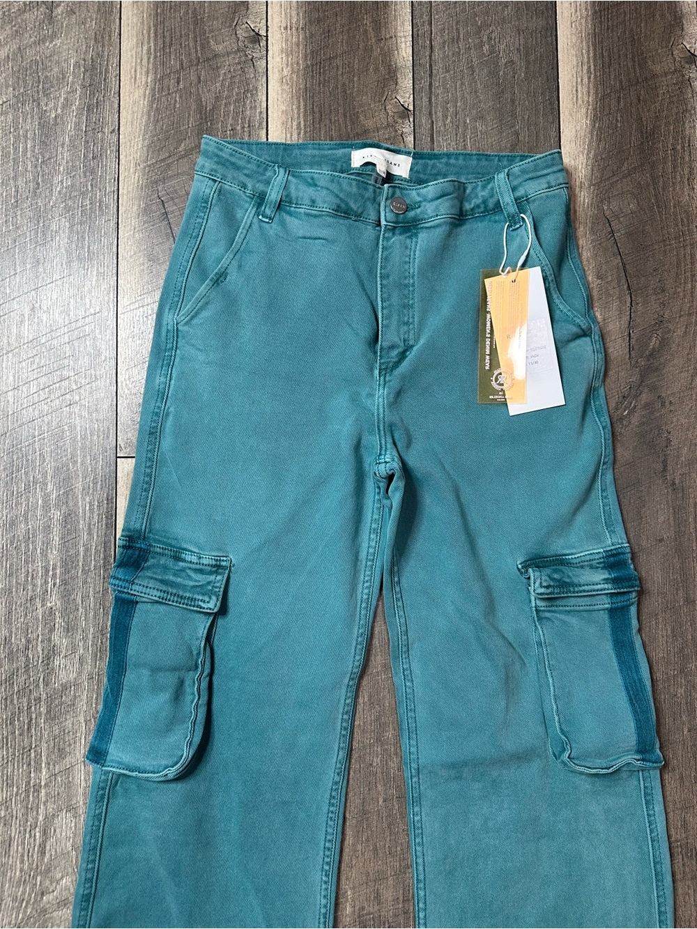 Risen Teal Cargo Pants