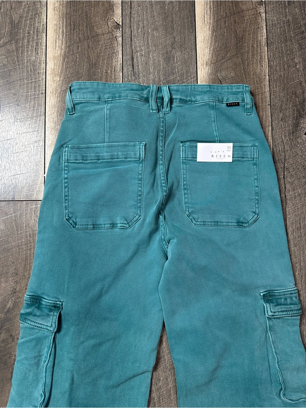 Risen Teal Cargo Pants