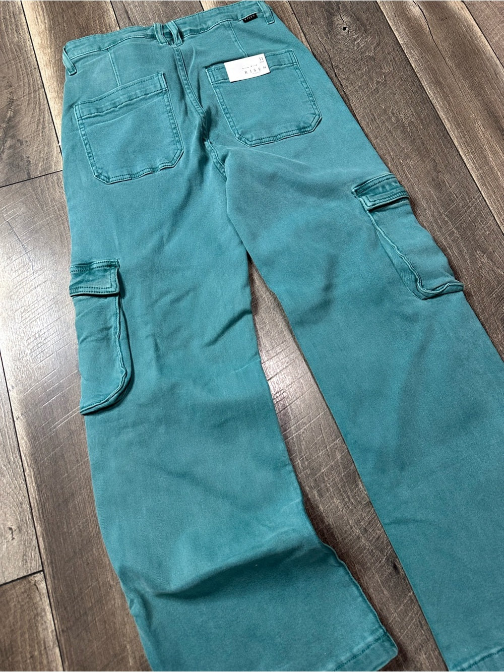 Risen Teal Cargo Pants