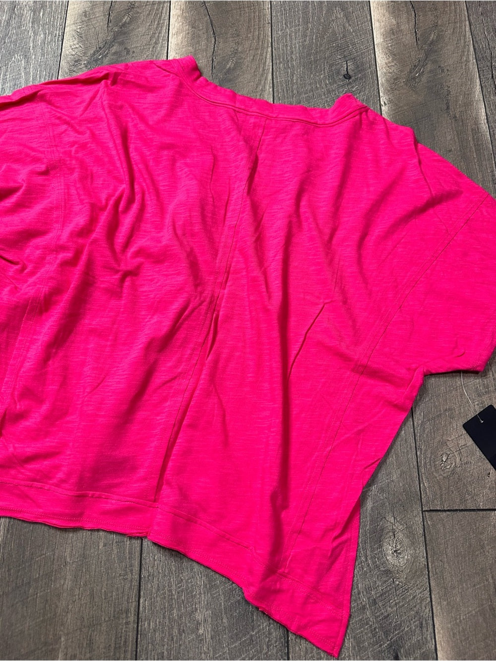 Double Zero Oversized Short Sleeve V Neck Top