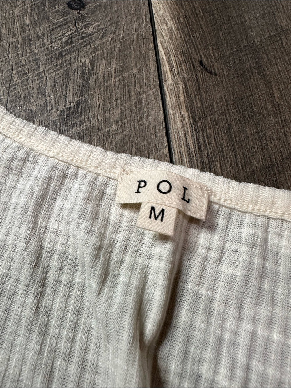 POL Oversized V Neck Short Sleeve Top