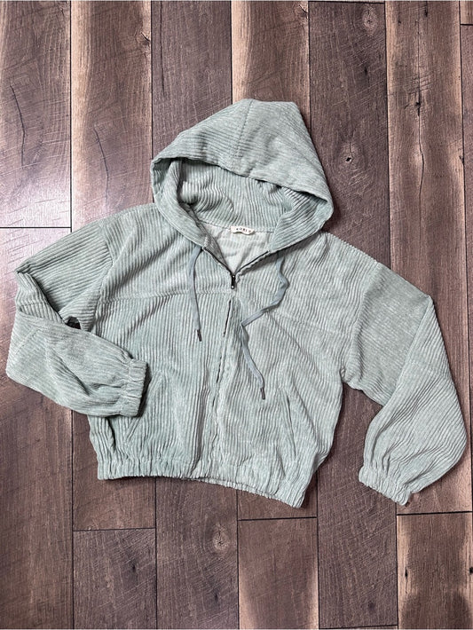 Kori Crop Zip Up Jacket