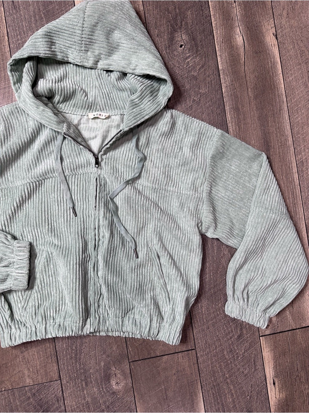 Kori Crop Zip Up Jacket