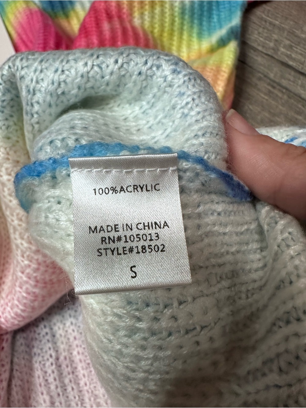 Andree by Unit Tie Dye Sweater