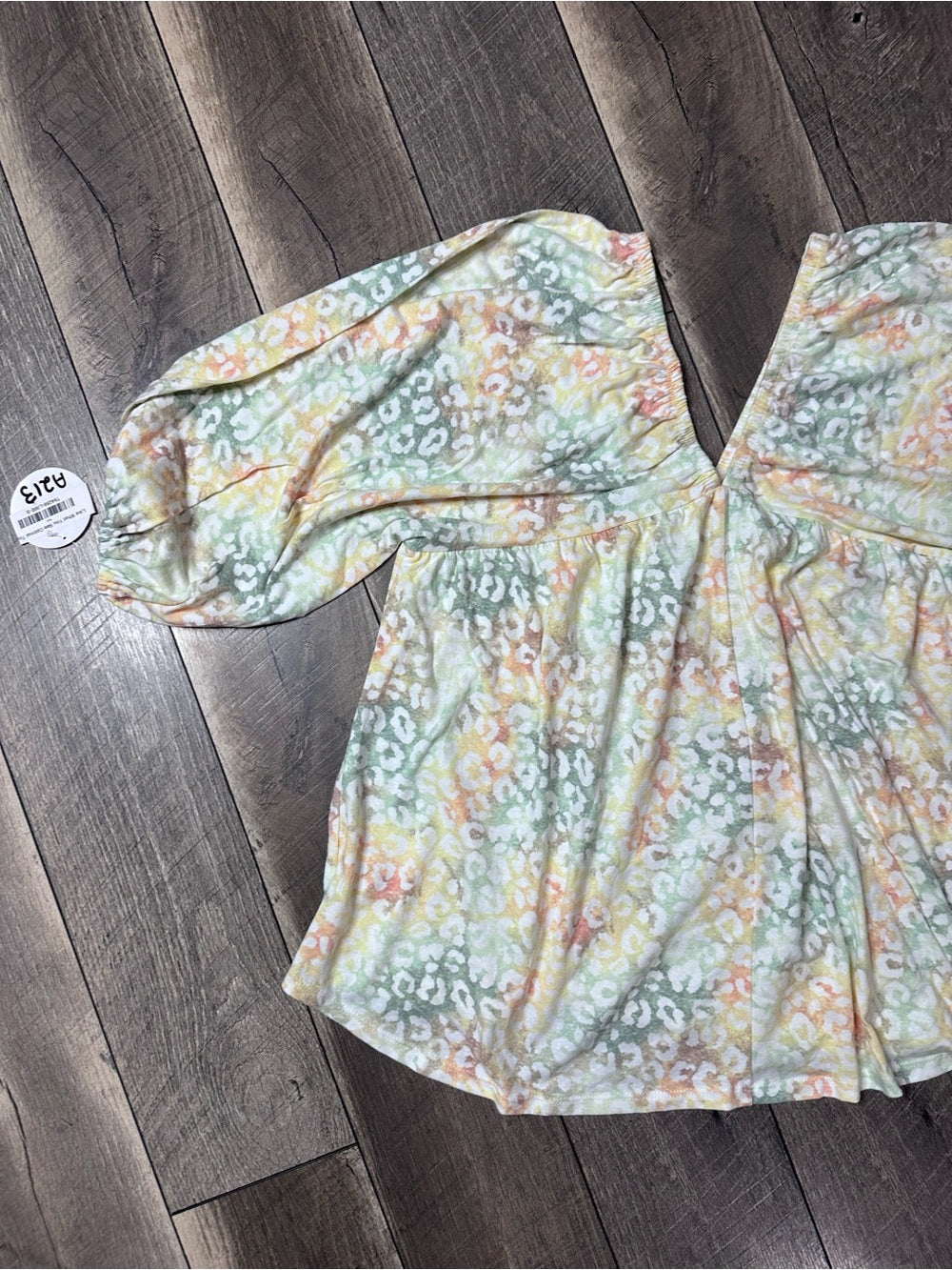 Oddi Floral Short Sleeve Top