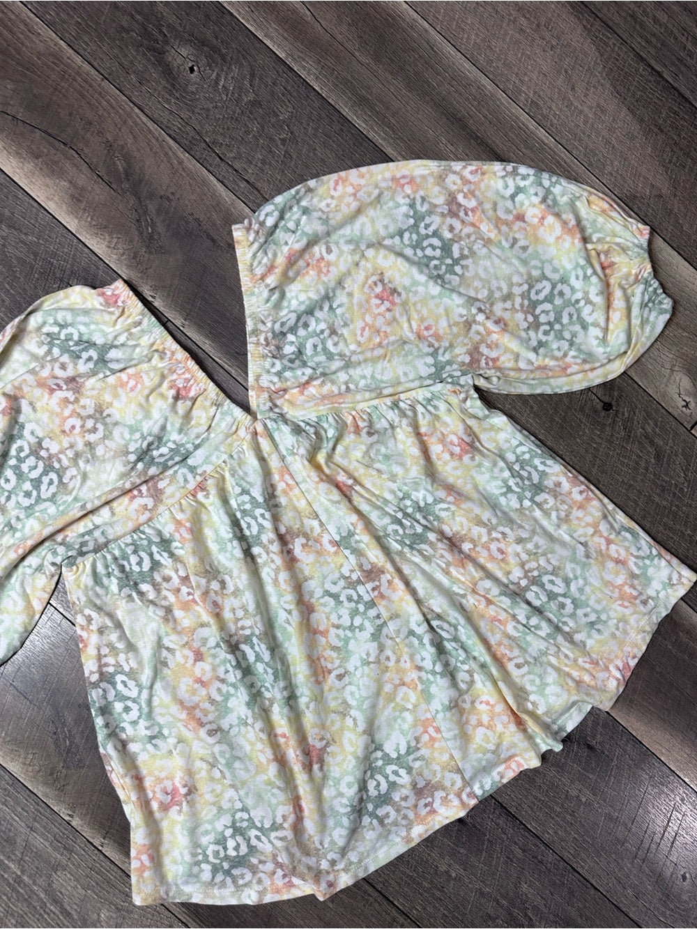 Oddi Floral Short Sleeve Top