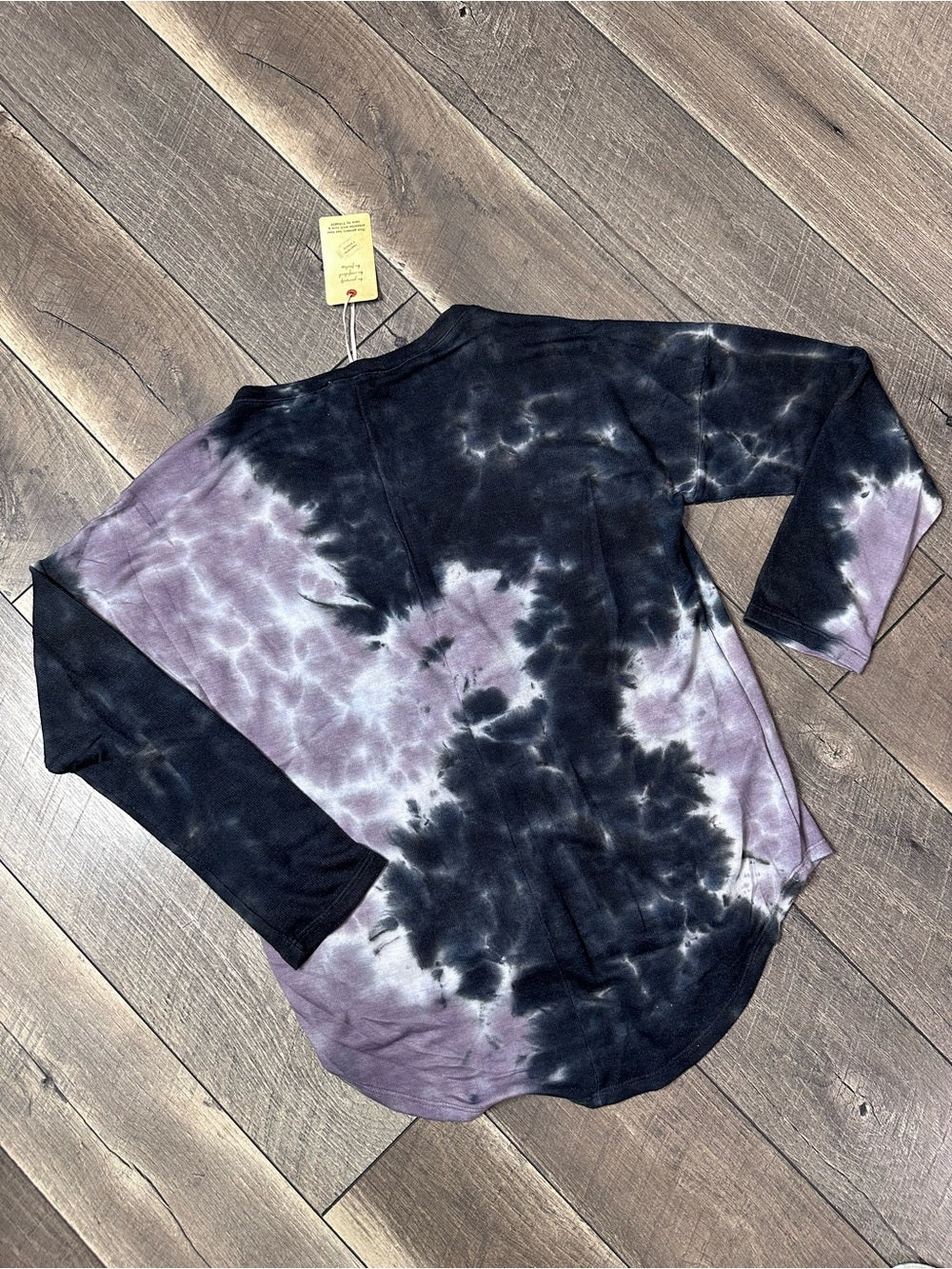 T Party Tie Dye Long Sleeve Top