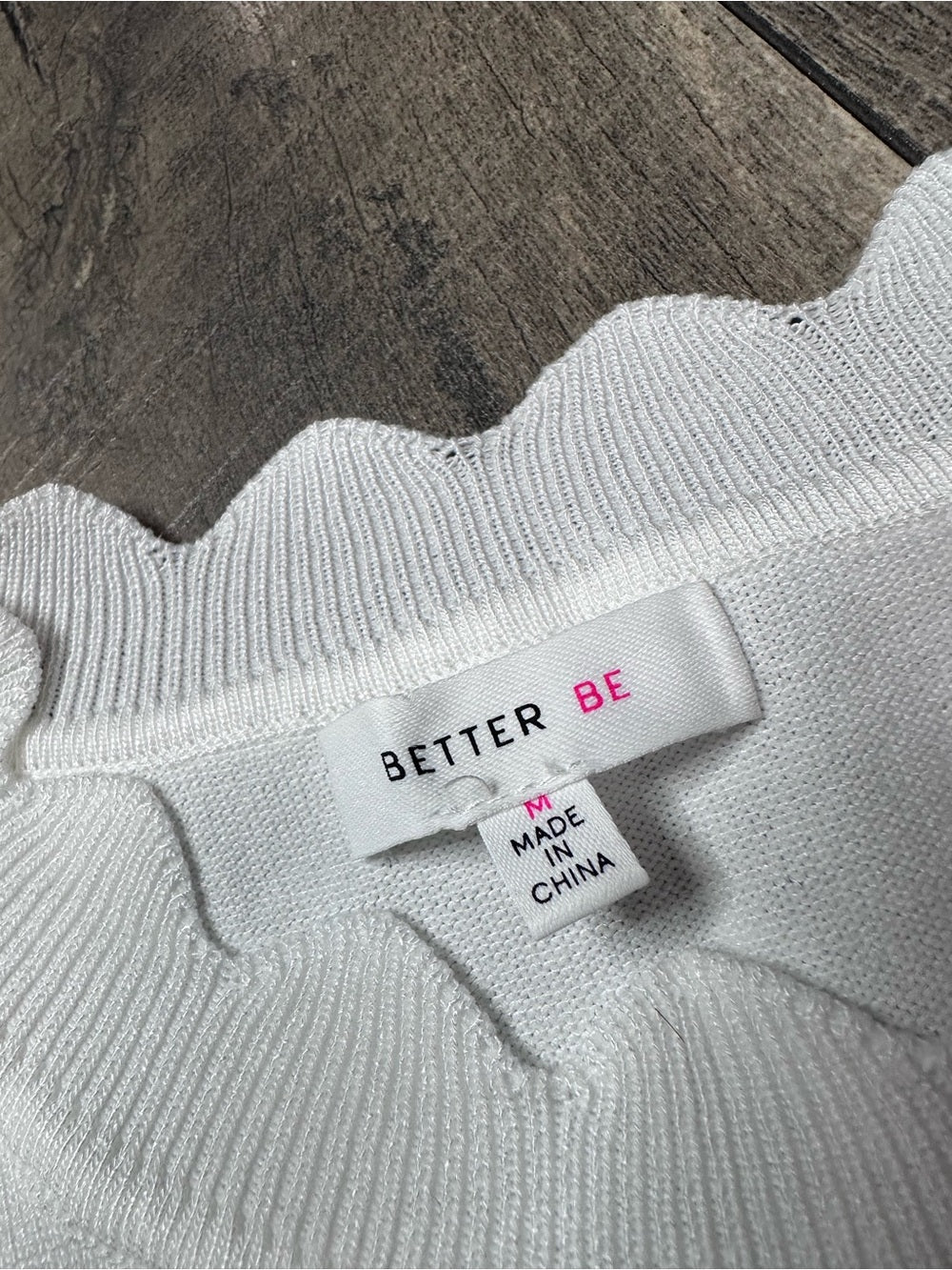 Better Be Scallop Sweater Vest