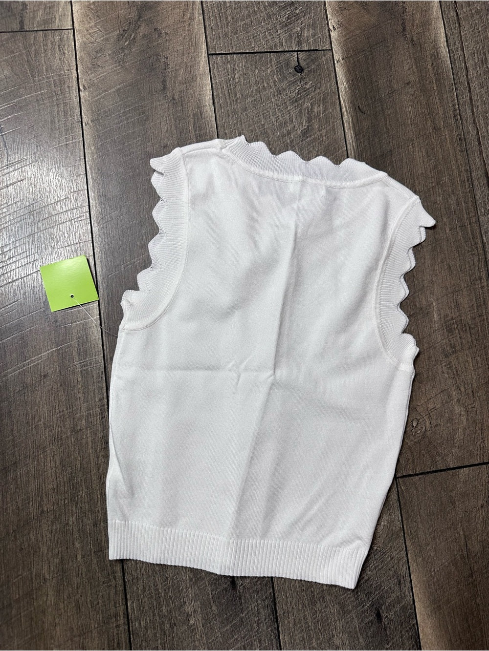 Better Be Scallop Sweater Vest