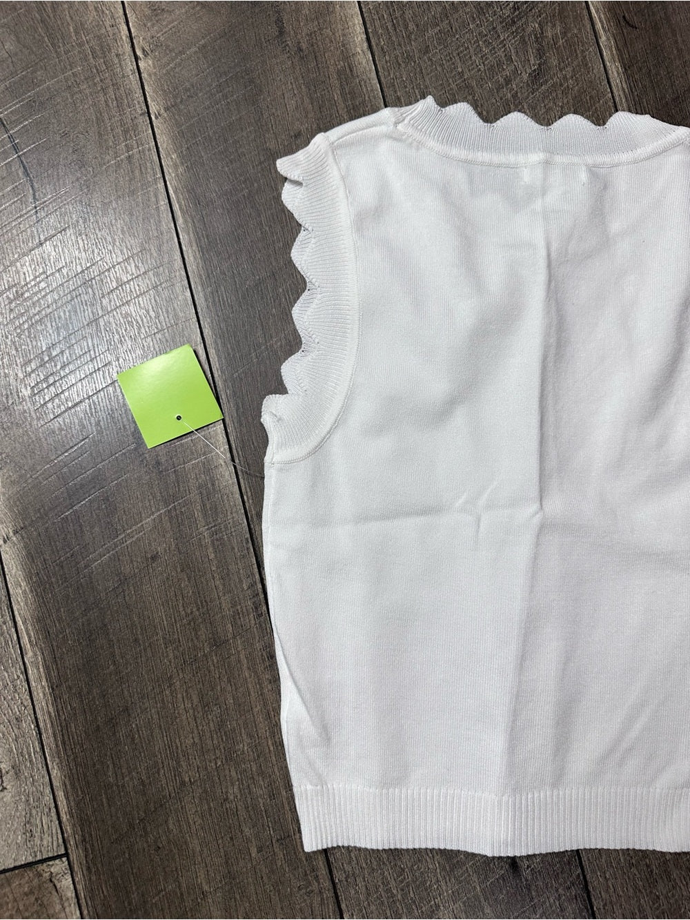 Better Be Scallop Sweater Vest