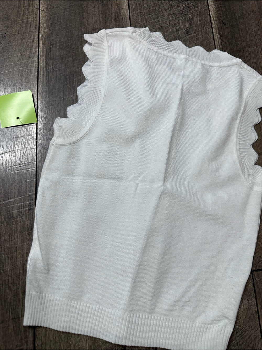 Better Be Scallop Sweater Vest