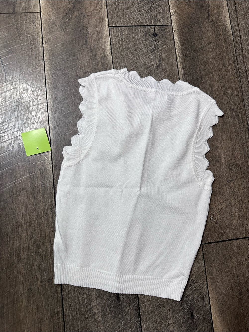 Better Be Scallop Sweater Vest