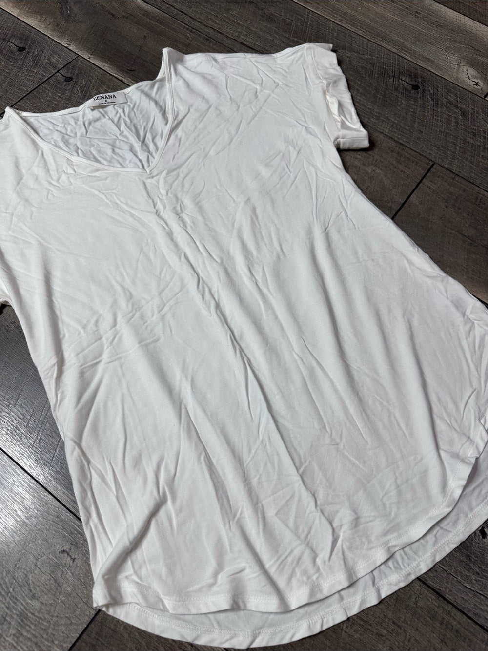 Zenana Oversized V Neck Top