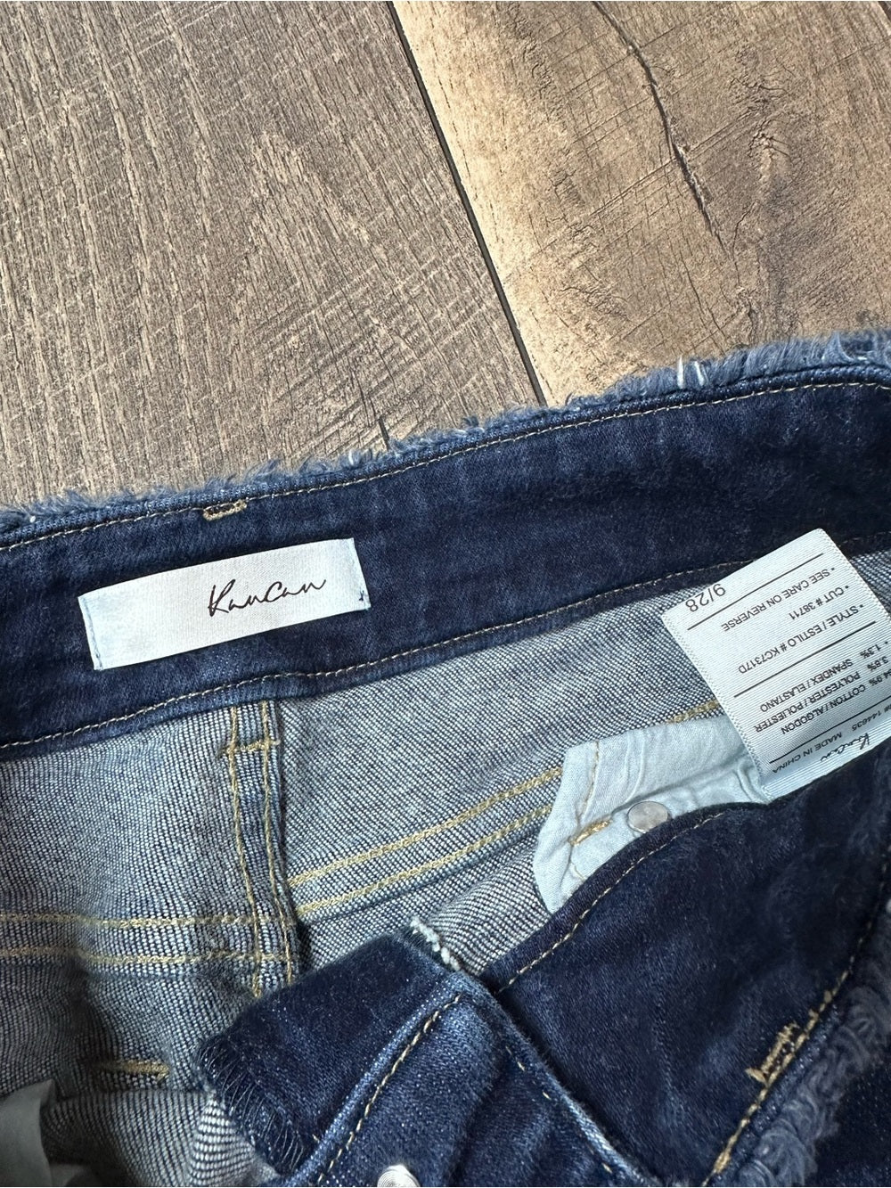 Kancan Double Button Skinny Jeans
