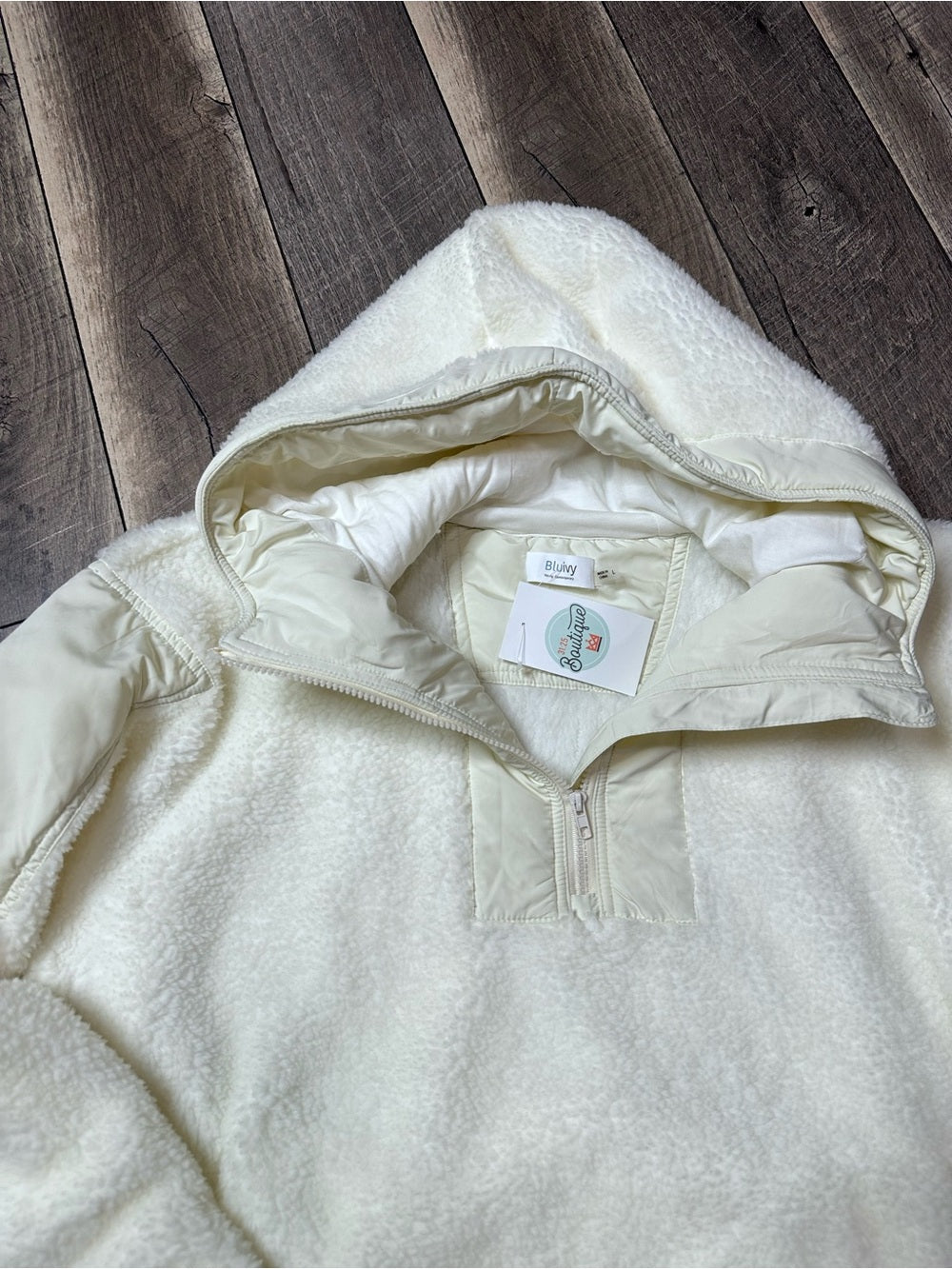 Bluivy Sherpa 1/2 Zip Jacket