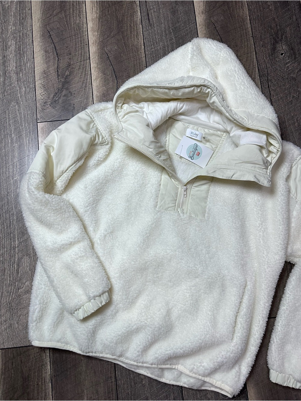 Bluivy Sherpa 1/2 Zip Jacket