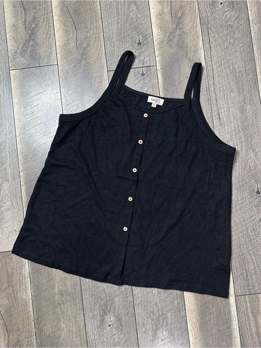 Gigo Plus Black Tank Top