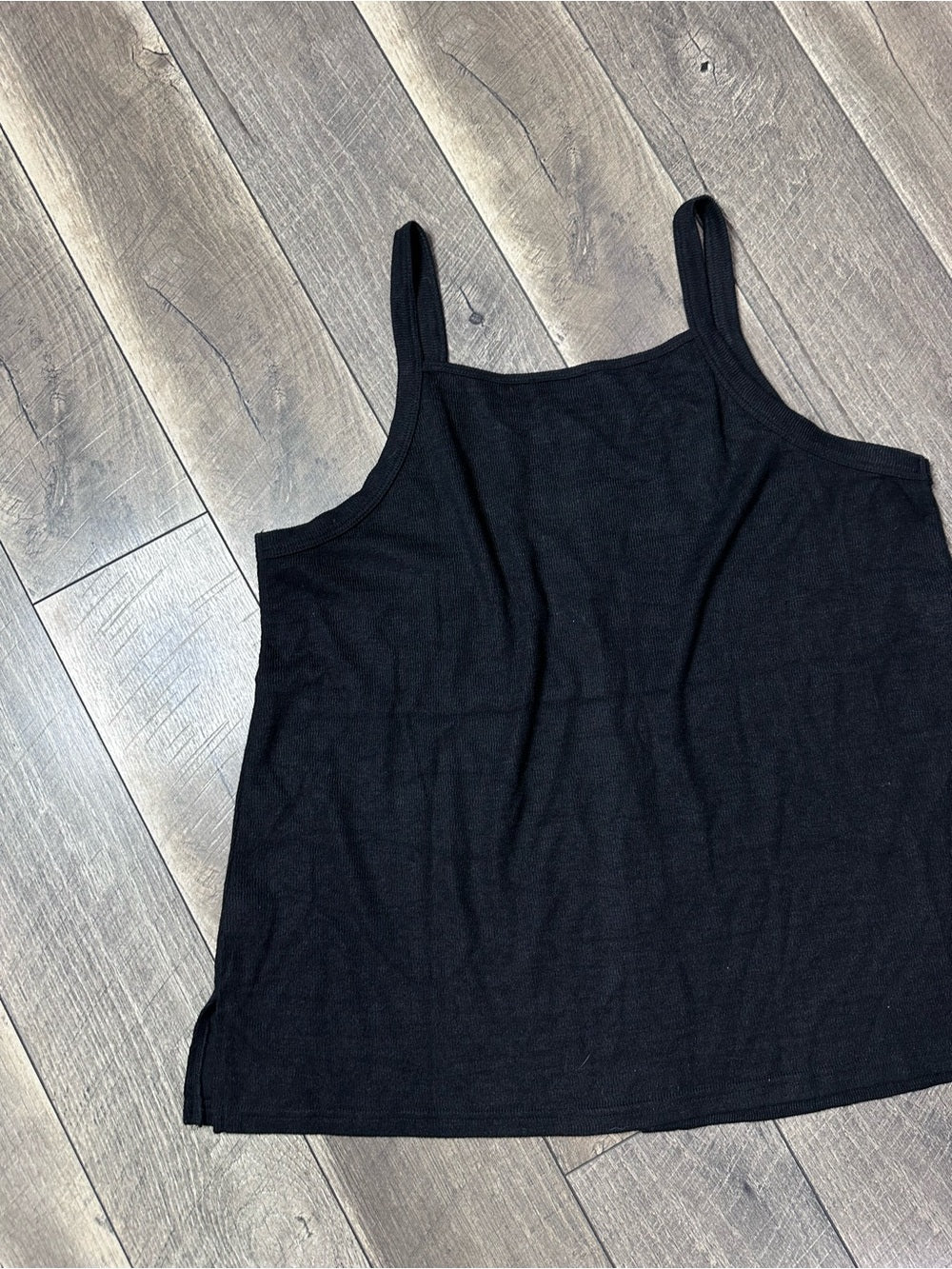Gigo Plus Black Tank Top