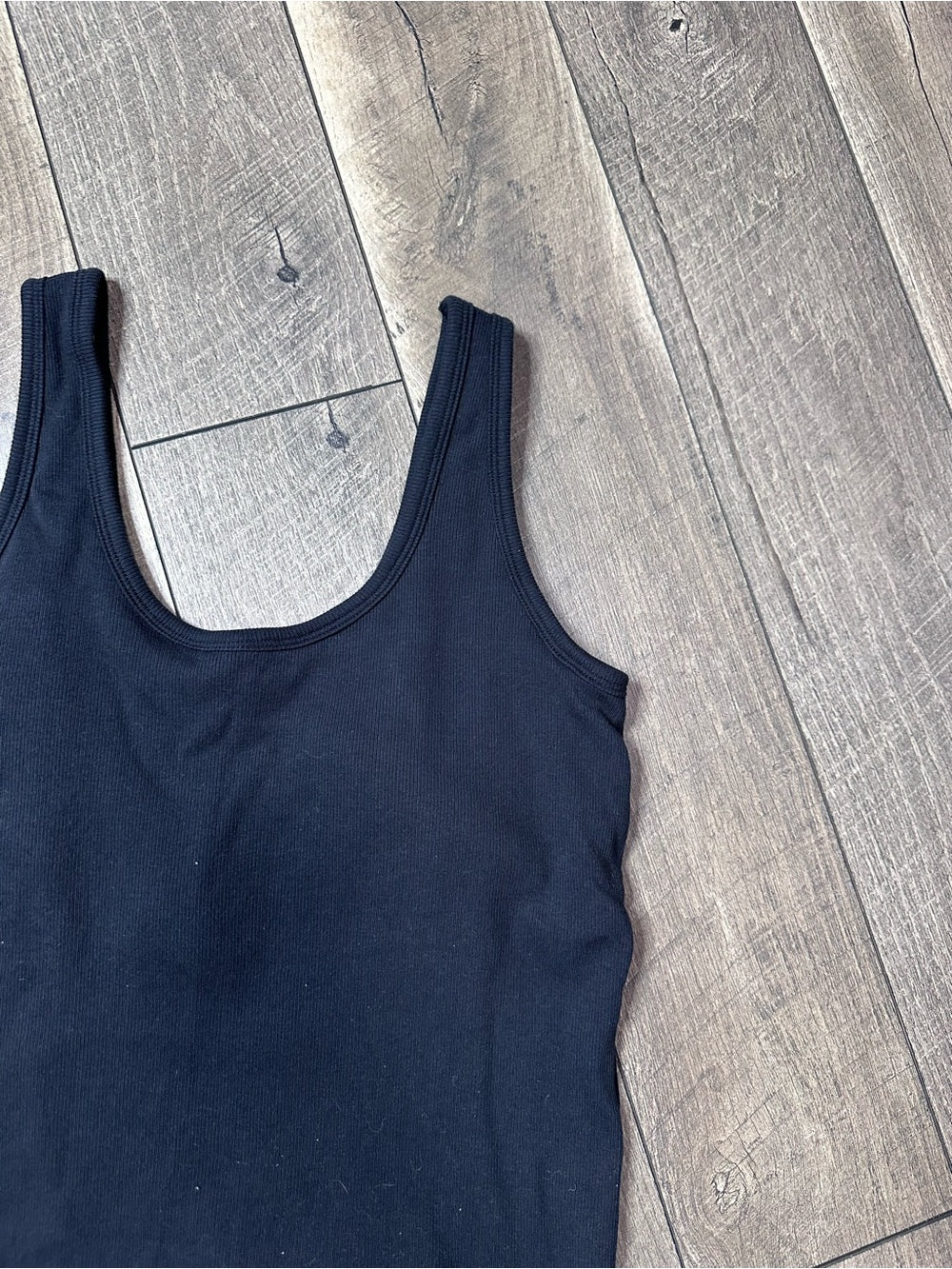 Abercrombie & Fitch Bra-Free Collection Ribbed Tank Top
