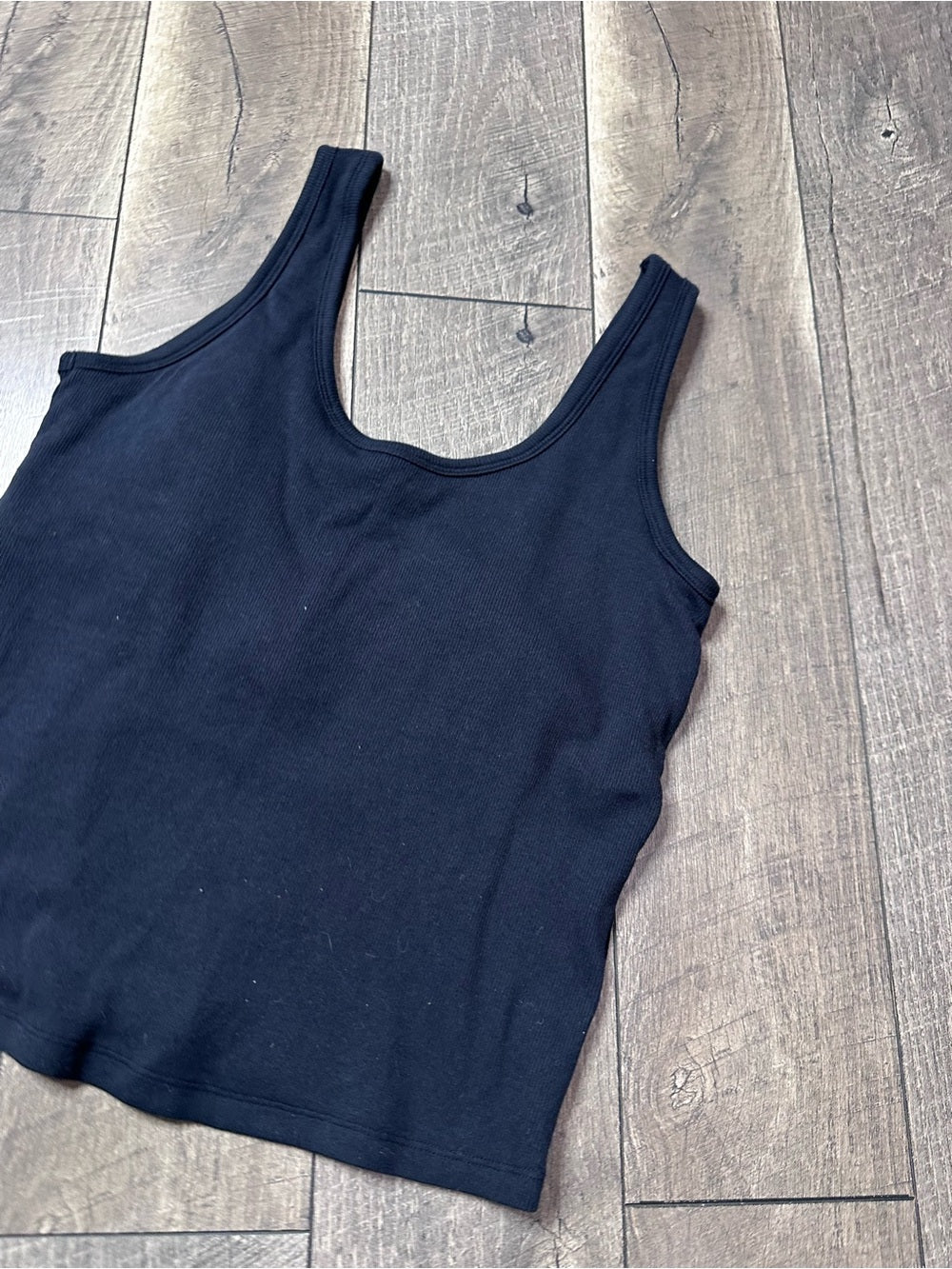 Abercrombie & Fitch Bra-Free Collection Ribbed Tank Top
