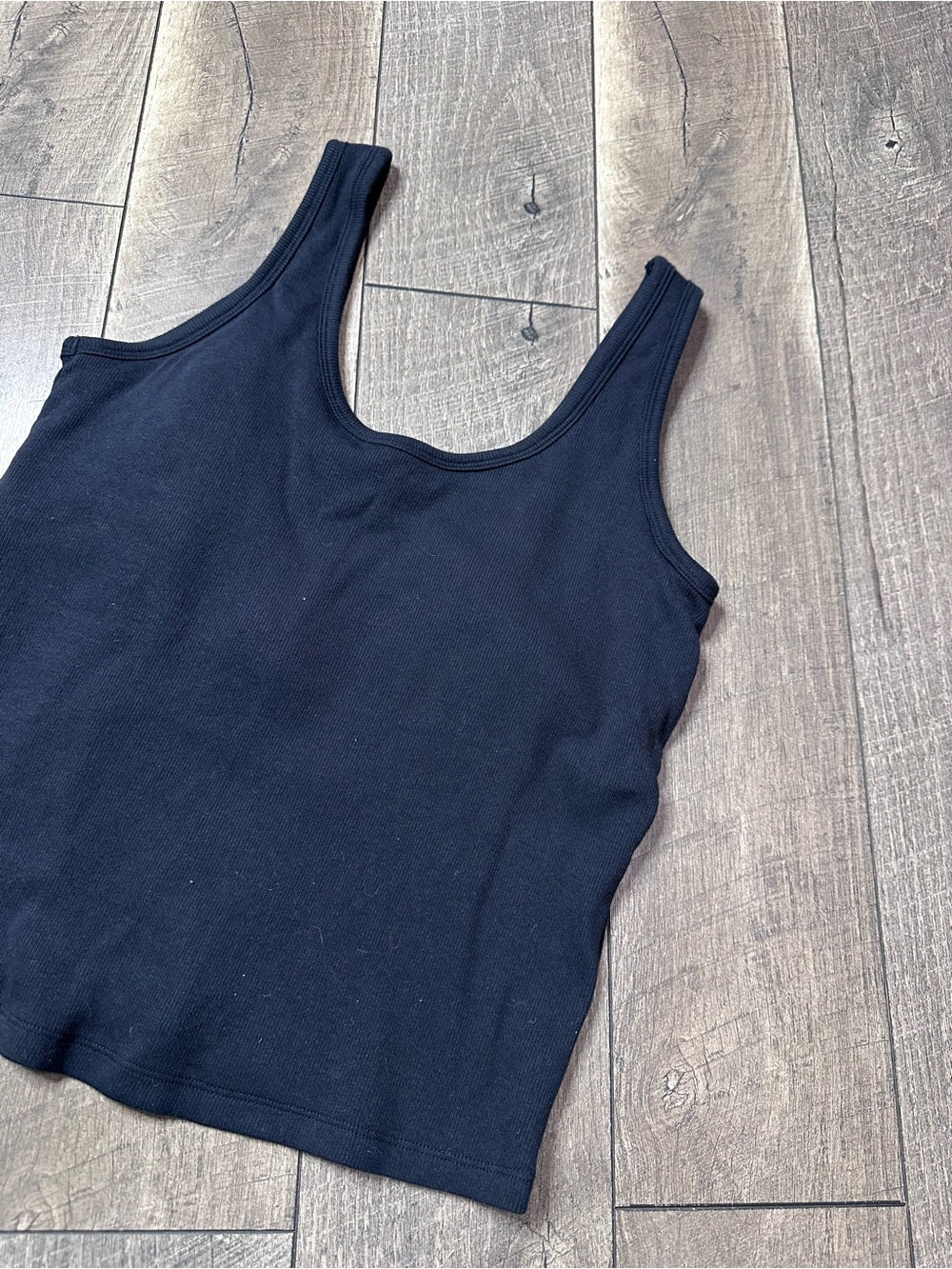 Abercrombie & Fitch Bra-Free Collection Ribbed Tank Top
