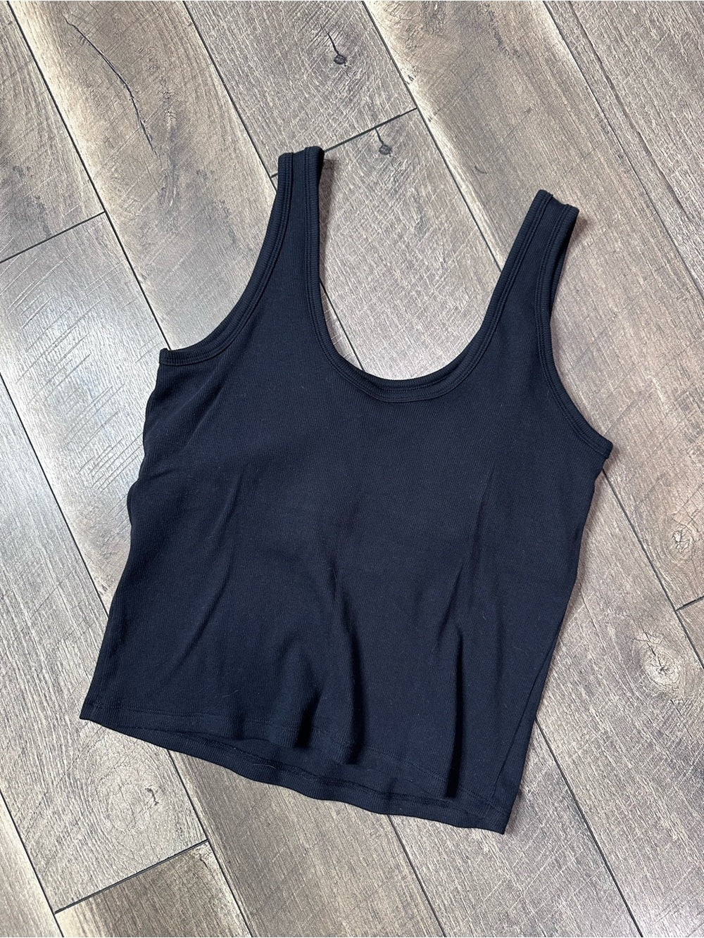 Abercrombie & Fitch Bra-Free Collection Ribbed Tank Top
