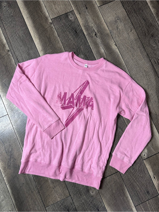 Pro Trend Buttery Soft & Cozy Mama Crewneck