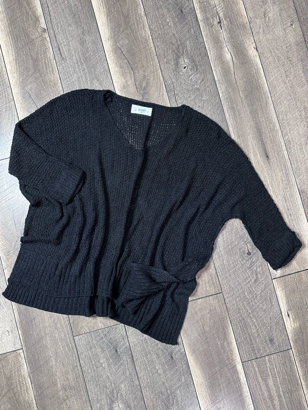 31:25 Oversized Black Sweater