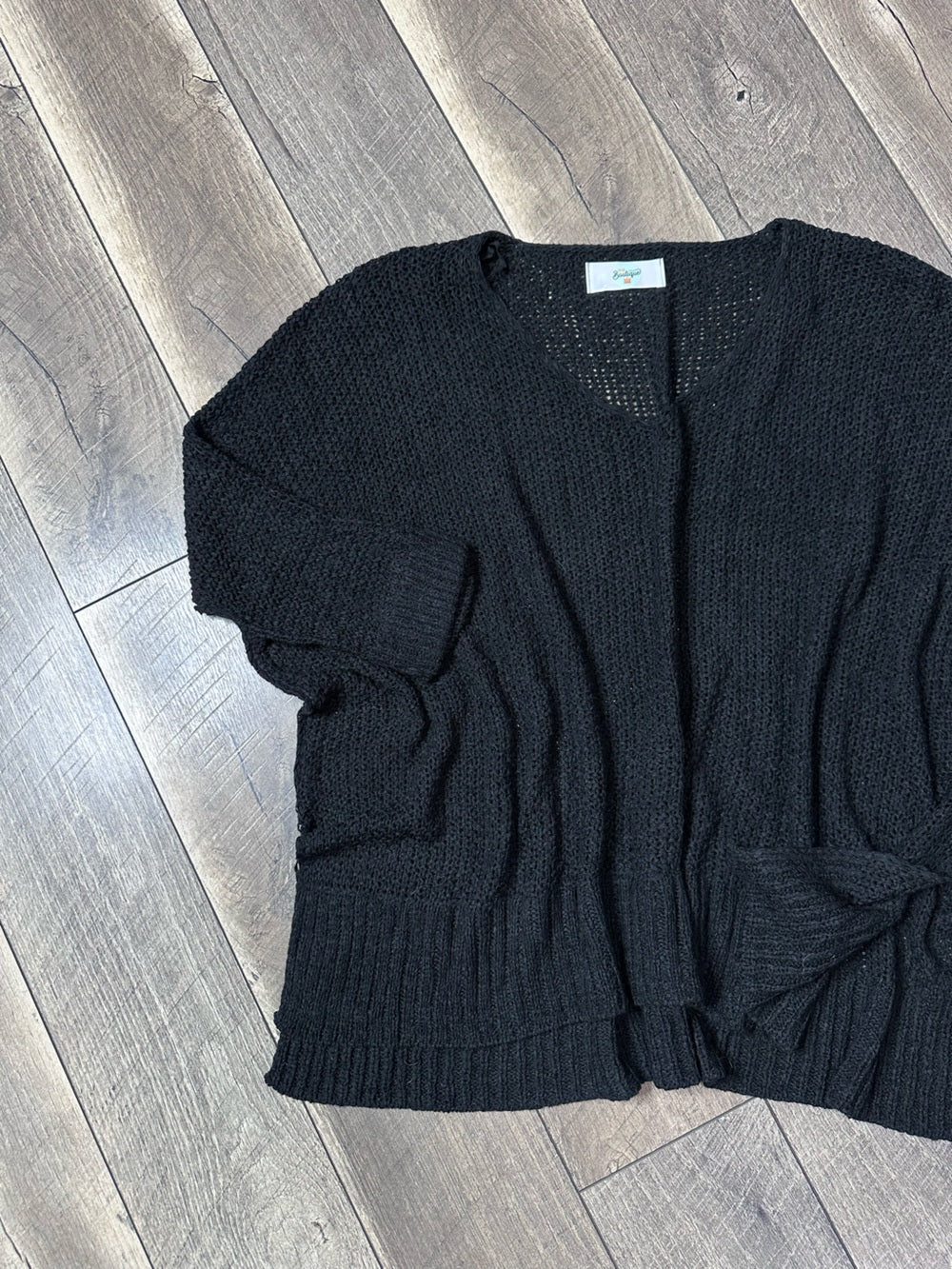 31:25 Oversized Black Sweater
