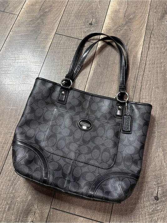 Coach C Logo Tote Bag