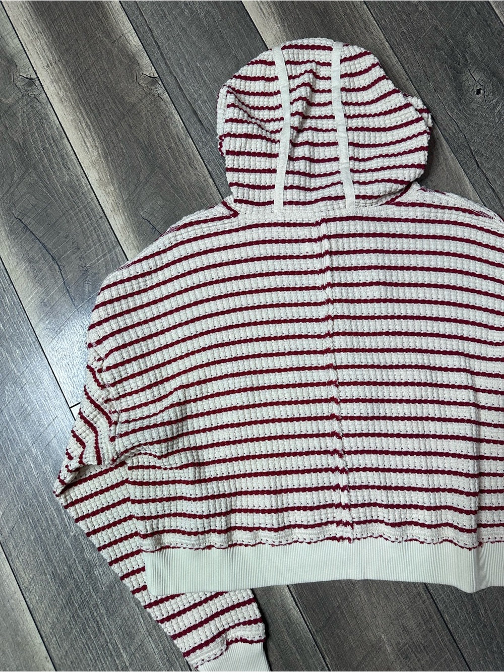 American Eagle Striped Oversized Hoodie