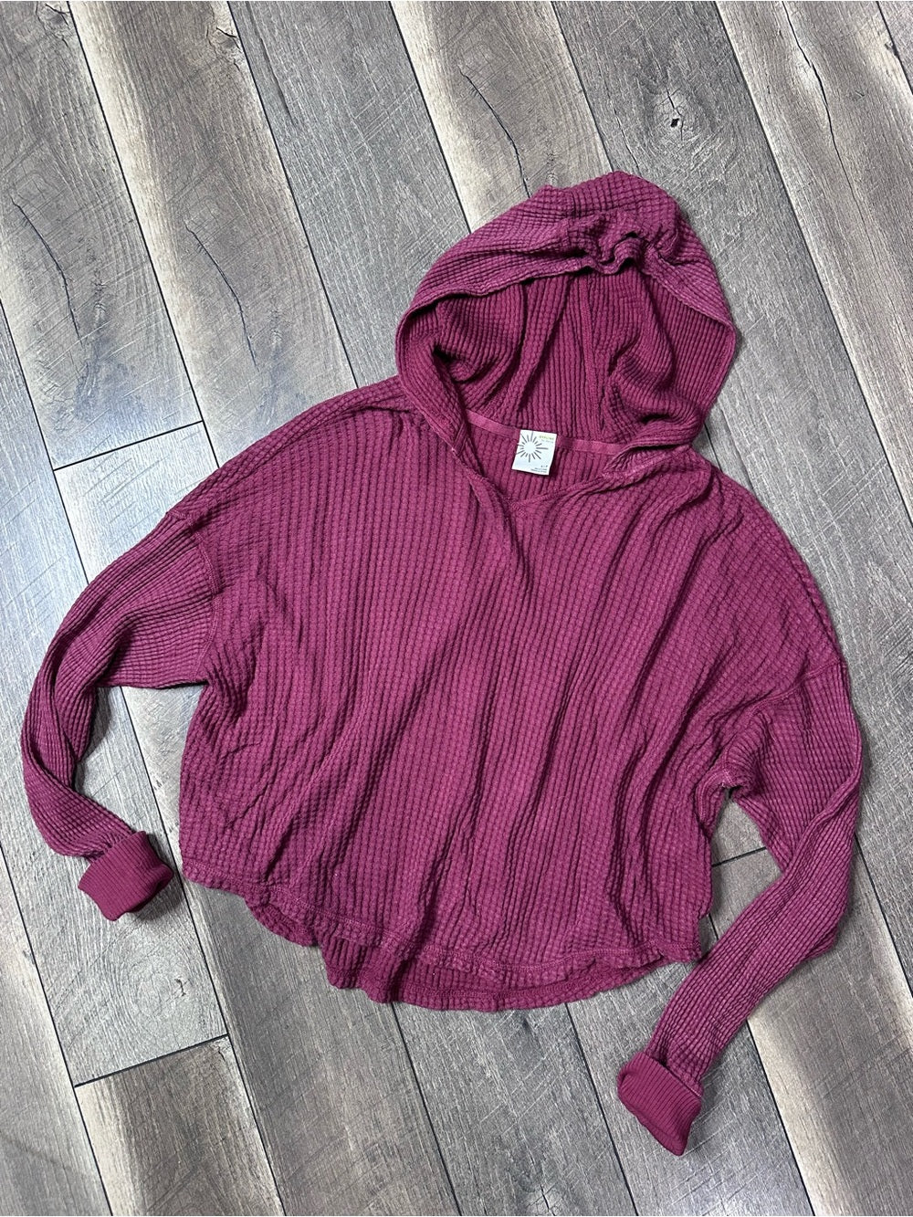 Aerie Offline Waffleknit Hoodie