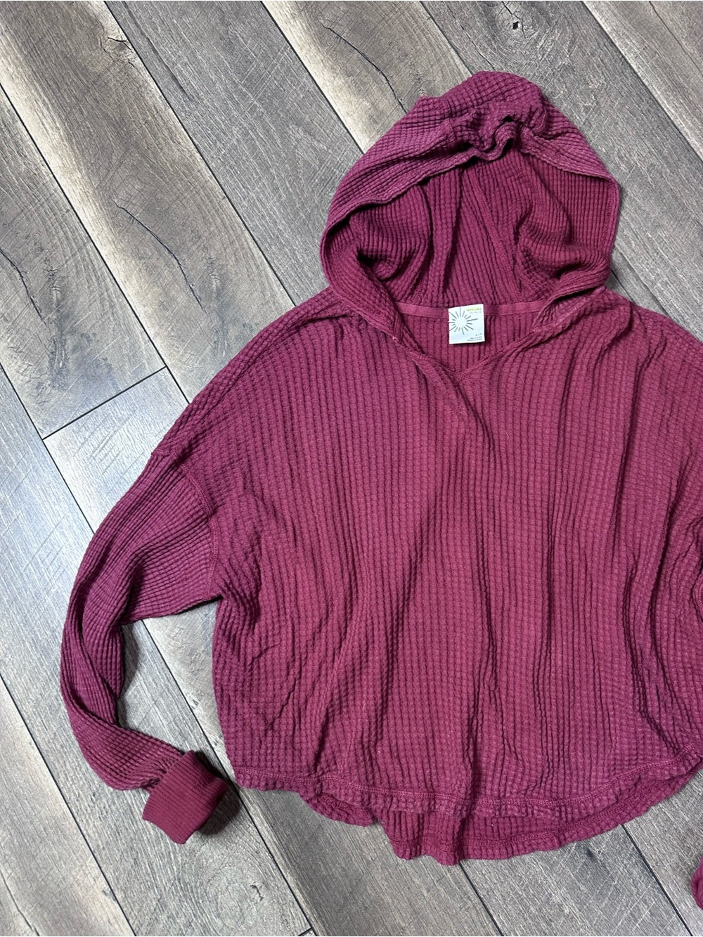 Aerie Offline Waffleknit Hoodie