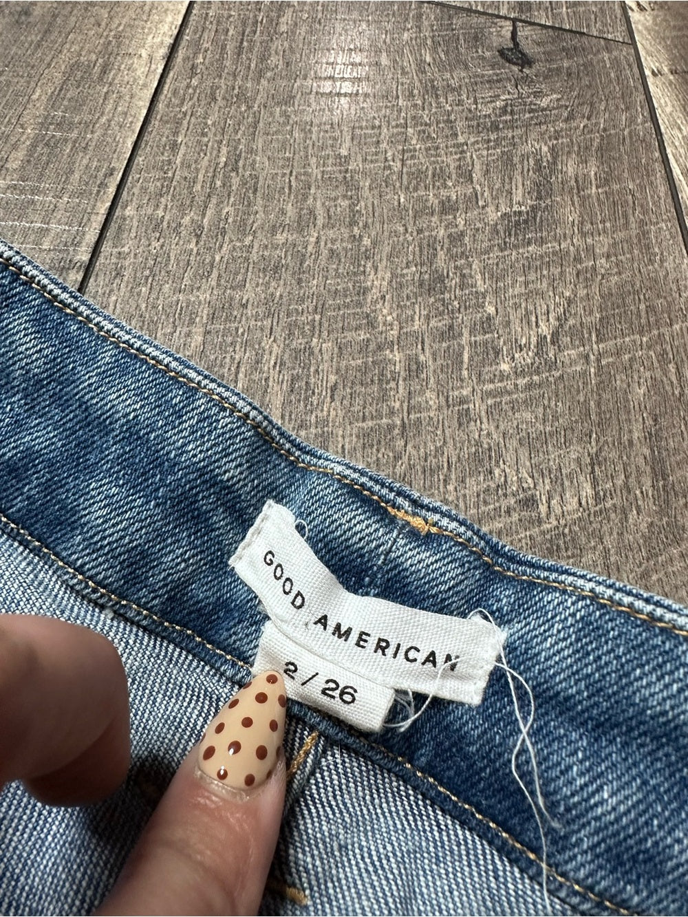Good American Straight Leg Jeans