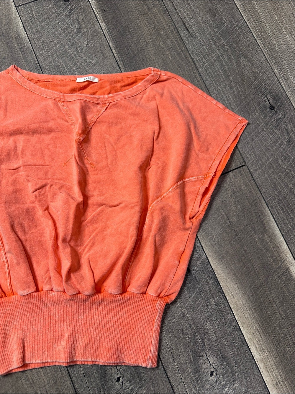 j. HER Short Sleeve Dolman Top