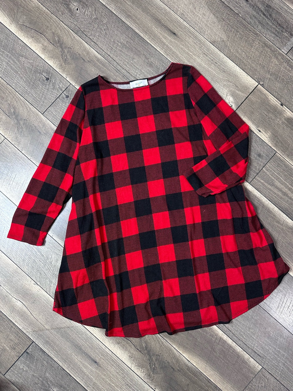 31:25 Boutique Plaid Top (pockets)