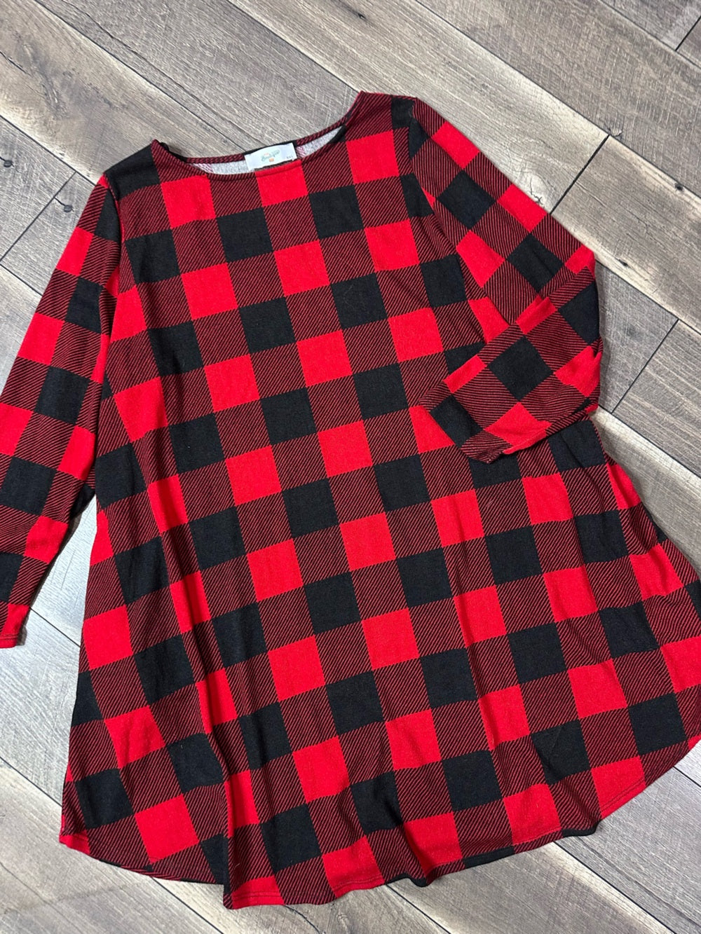 31:25 Boutique Plaid Top (pockets)