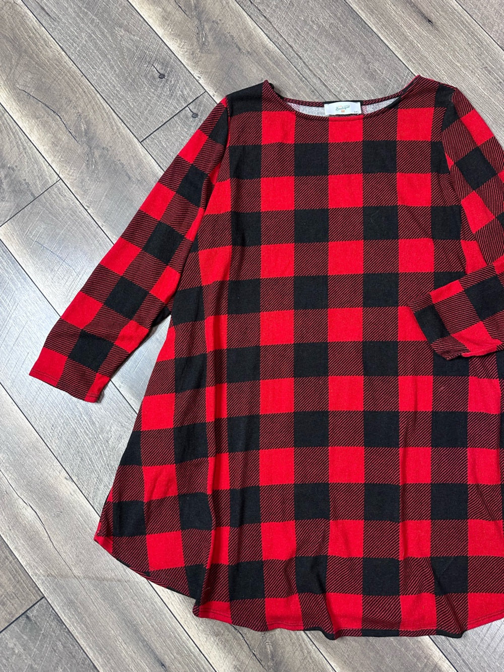 31:25 Boutique Plaid Top (pockets)