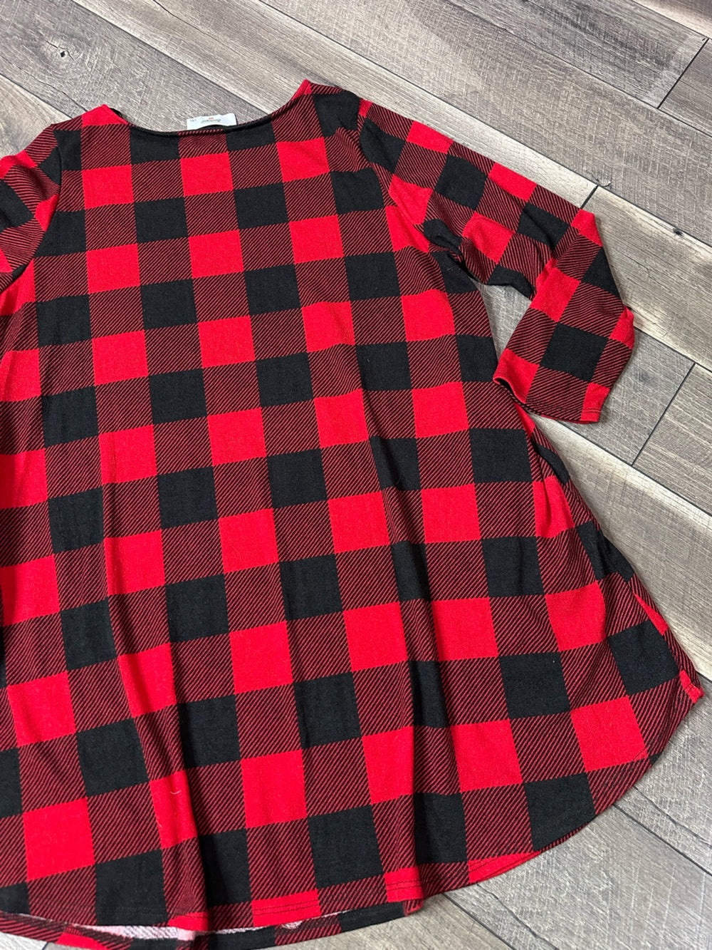 31:25 Boutique Plaid Top (pockets)