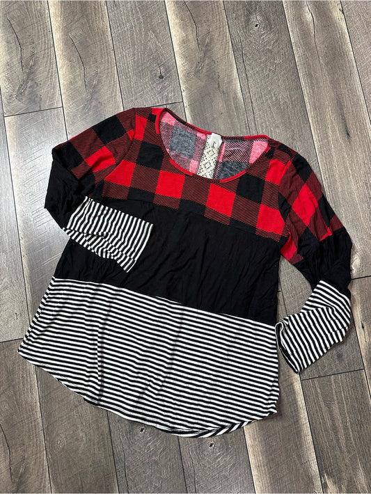 Lovely J Boutique Long Sleeve Top
