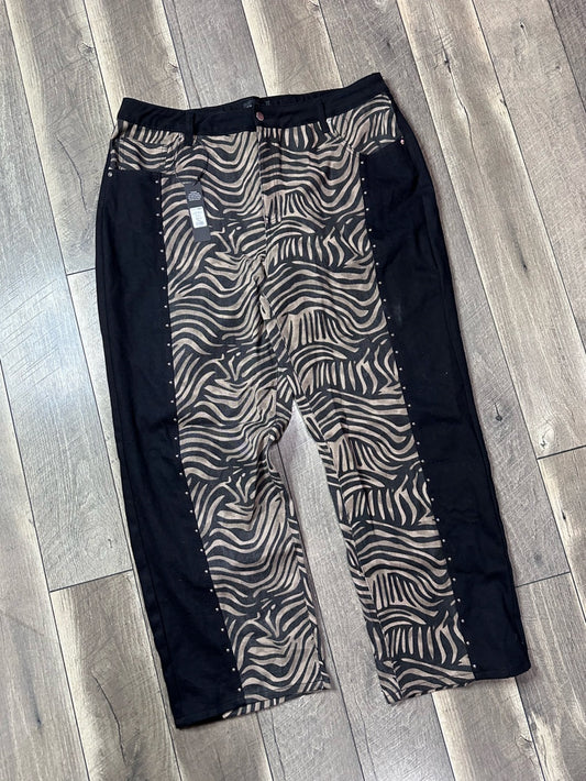 Fashion Nova Zebra Denim Jeans