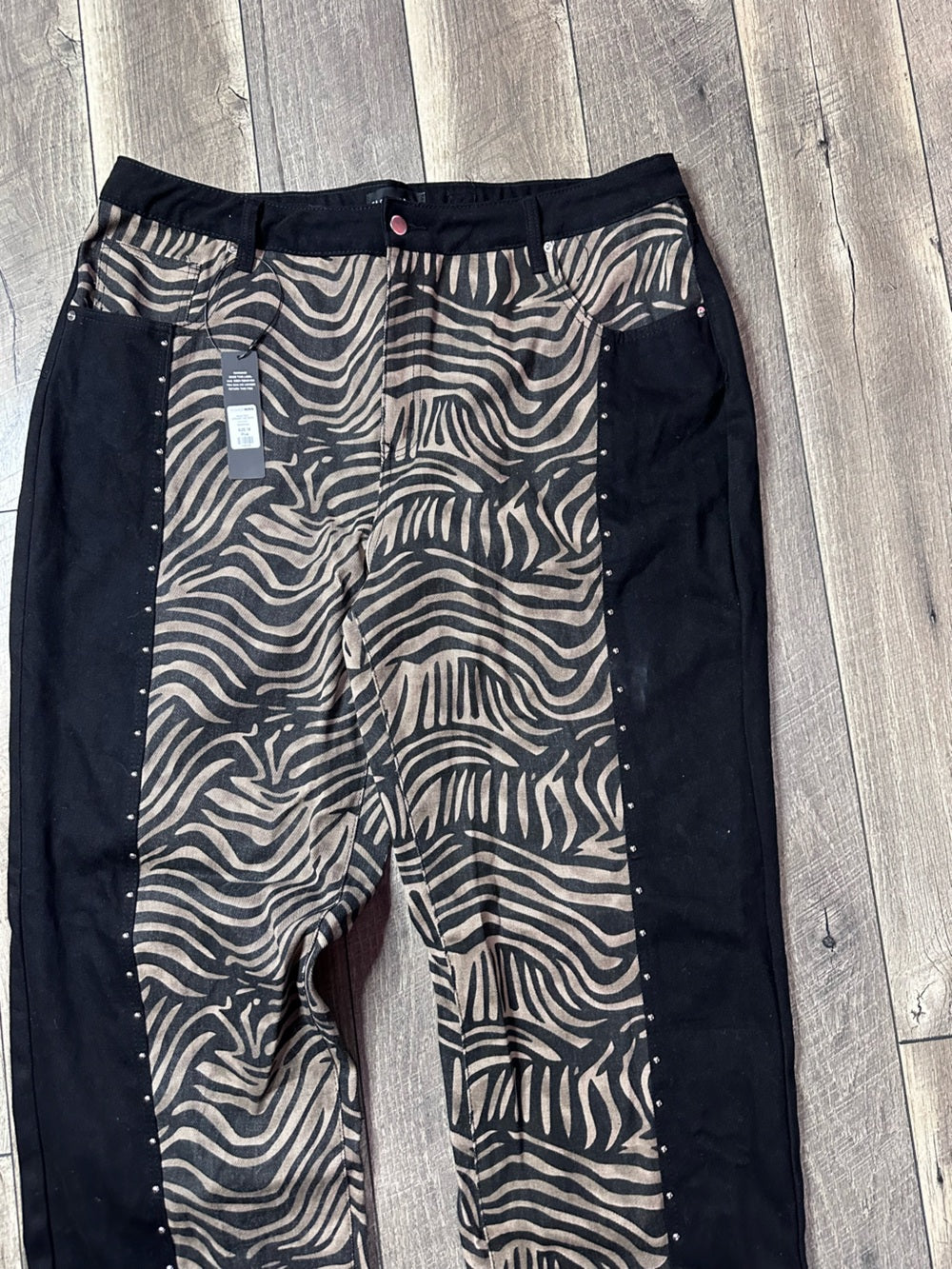 Fashion Nova Zebra Denim Jeans