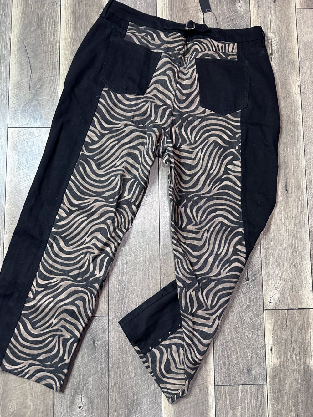 Fashion Nova Zebra Denim Jeans