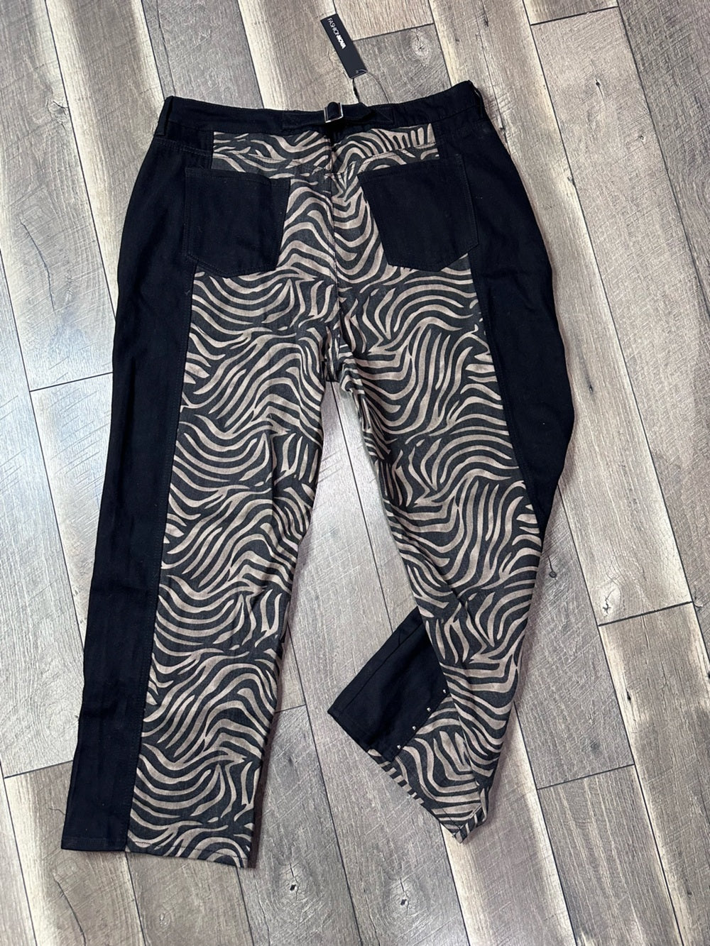 Fashion Nova Zebra Denim Jeans