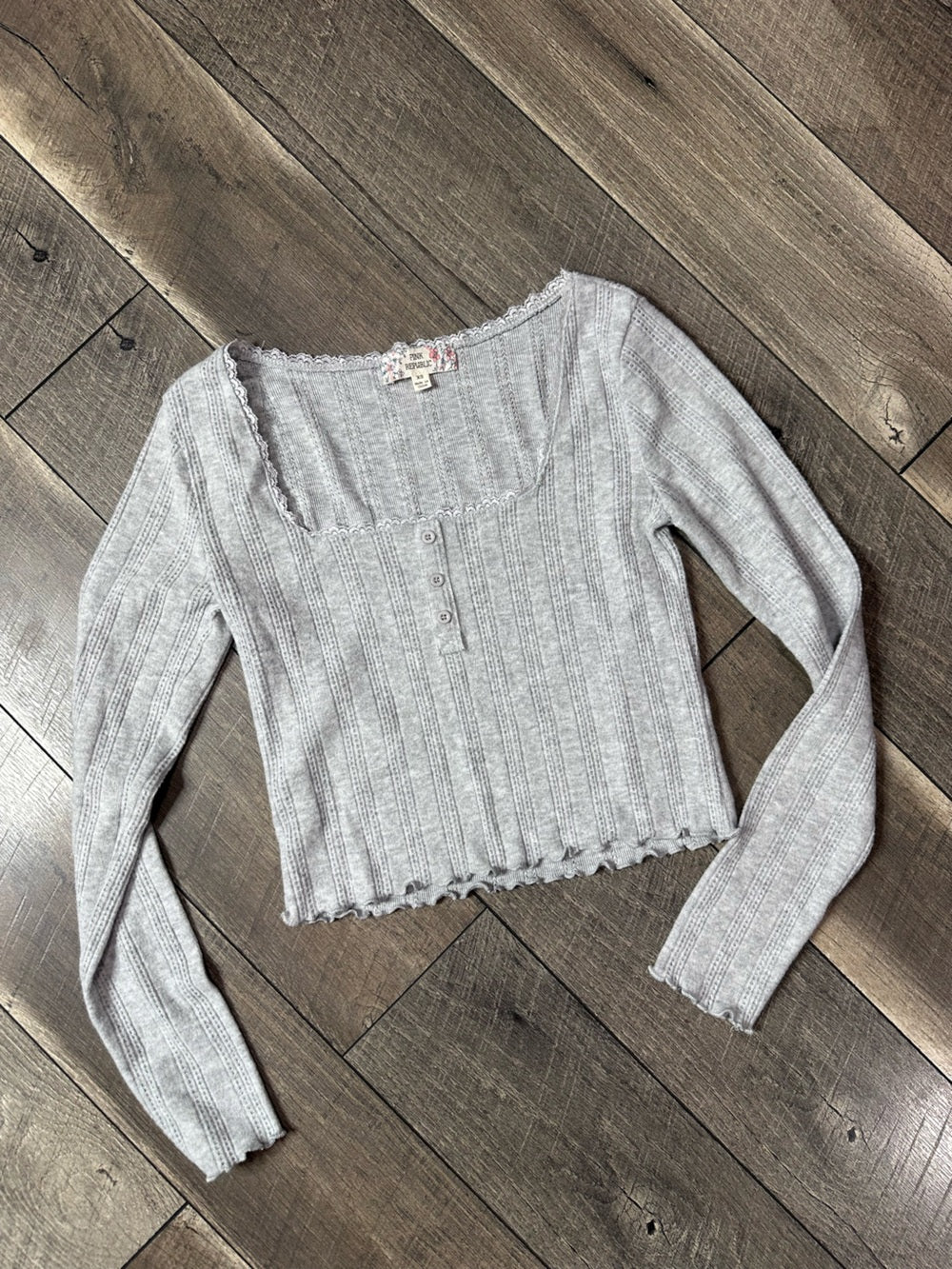 Pink Republic Buttery Soft Long Sleeve Top