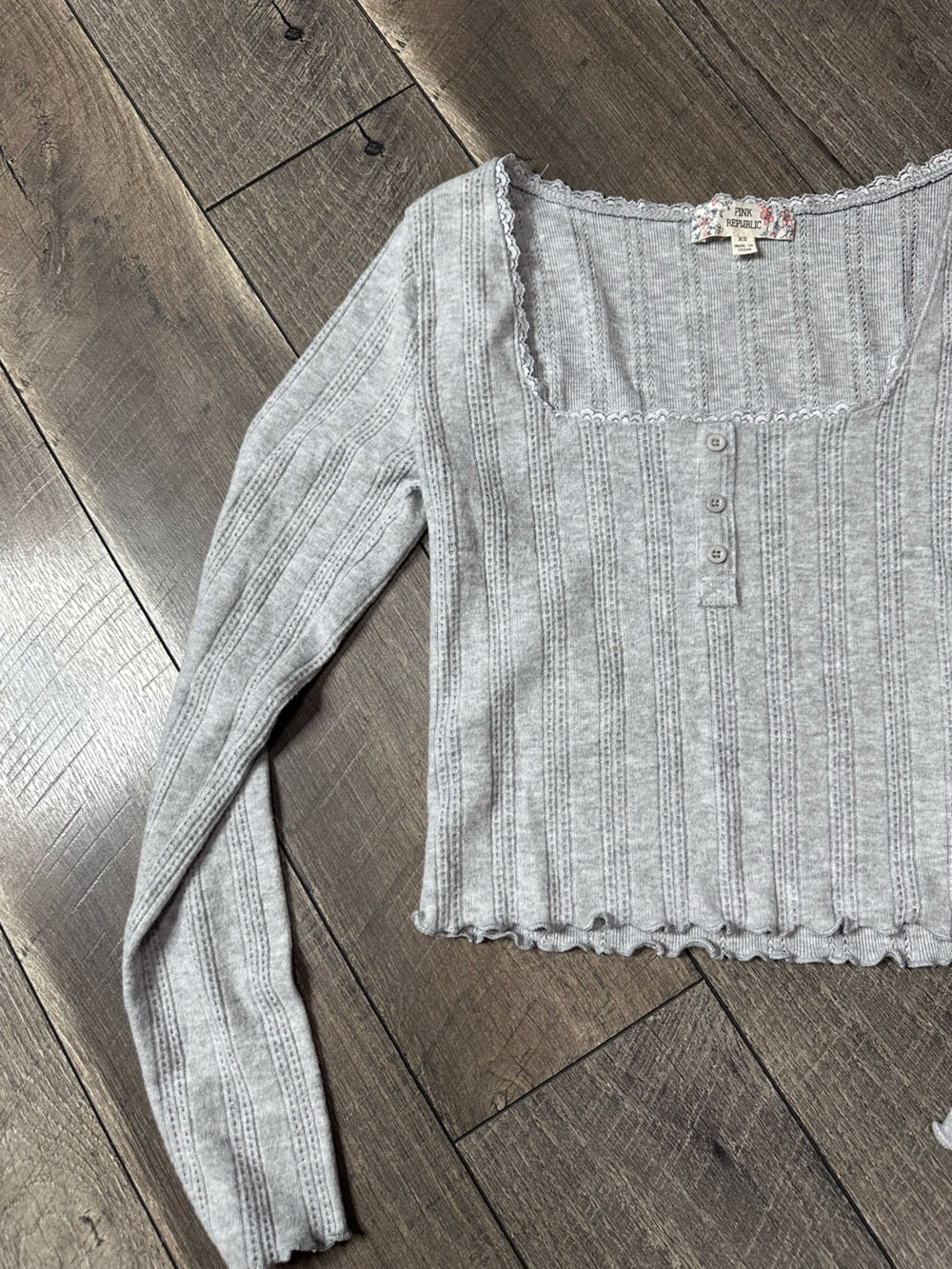 Pink Republic Buttery Soft Long Sleeve Top