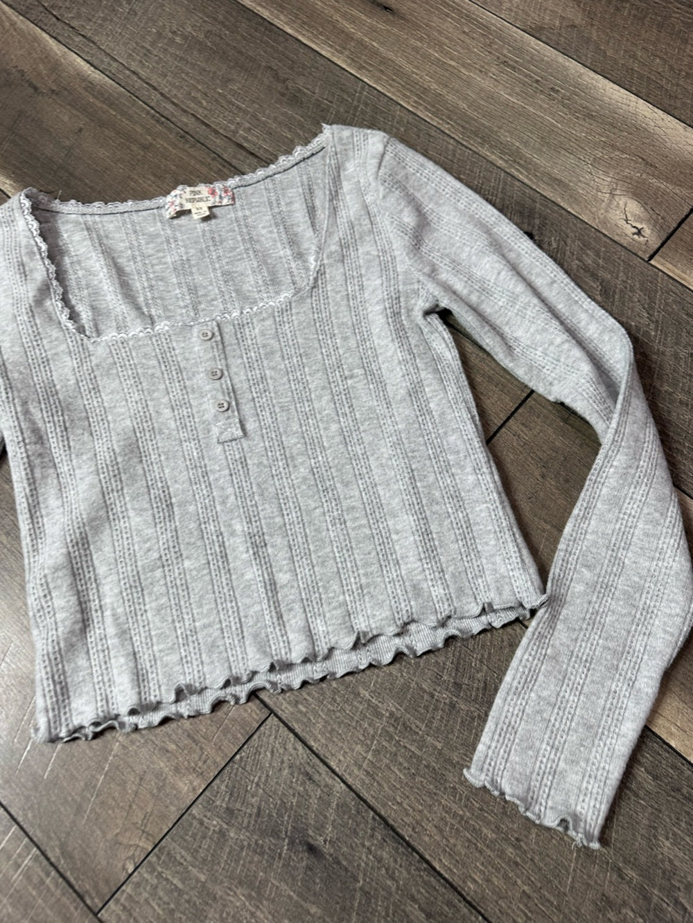 Pink Republic Buttery Soft Long Sleeve Top